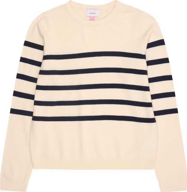 Vero Moda Girl - VmSaba - Blouse - Birch/Navy Blazer - Gebreid