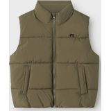 Name It Gewatteerd Vest - NkmMaket - Dusty Olive - Name It - 6 jaar (116) - Donsvest