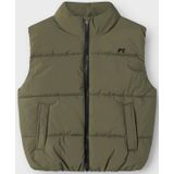 Name It Gewatteerd Vest - NkmMaket - Dusty Olive - Name It - 6 jaar (116) - Donsvest