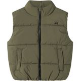Name It Gewatteerd Vest - NkmMaket - Dusty Olive - Name It - 6 jaar (116) - Donsvest