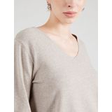 PIECES Trui 'PCBree'  beige gemêleerd