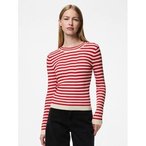 Pieces Trui Pccrista Ls O-neck Knit Noos Bc 17115047 Lollipop/birch Dames
