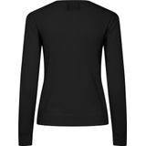 Geribbelde Trui - Effen - Knitwear - Ronde Hals - Lange Mouw