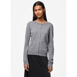 Vest - Mélange - Knitwear - Lange Mouwen - Ronde Hals