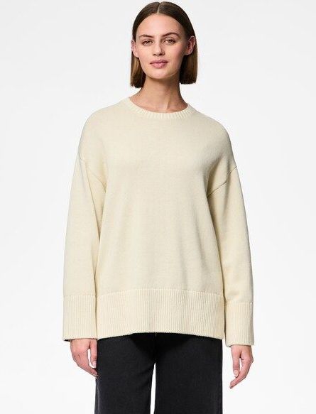 Knit - Gebreide Trui - Zwart - 100% Katoen - Regular Fit