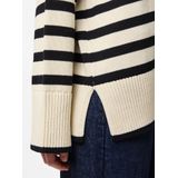 Gebreide Trui - Zwart - 100% Katoen - Ronde Hals, Lange Mouwen