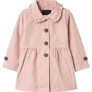 Name it Nmfmadelin Noos Mini Trenchcoat voor meisjes, Pale Mauve, numeric_98, Mauve mes.