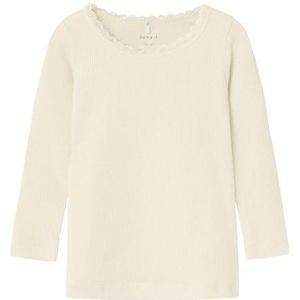 NAME IT MINI - NMFKAB - Longsleeve - Katoen - Ronde Hals - Ribgebreide Details