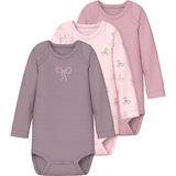 Name it - Nbfbody 3P Ls Bow Noos - Bodystockings - Barely Pink