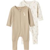 Pyjama - Lange Mouwen - Blauw - Biologisch Katoen