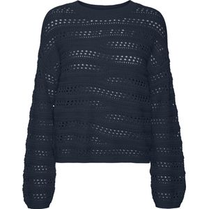 VERO MODA Dames Vmlilja Ls O-Neck Ga Pullover, navy blazer, XS