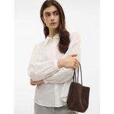 VERO MODA - VMKAVA - Blouse - Wit - Lange Mouw - Normale Pasvorm