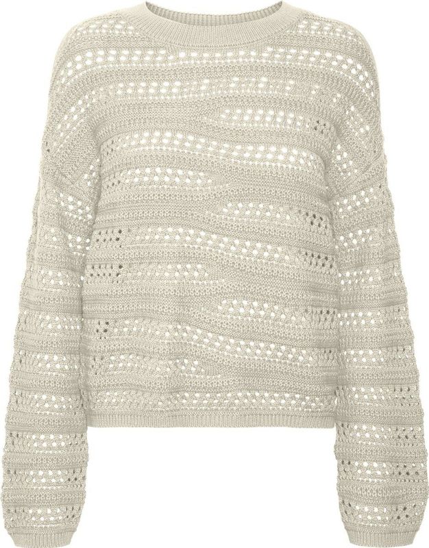 Vero Moda - Vmlilja Ls O-neck - Pullover - Birch - Dames