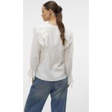 Vmkausa - Blouse - V-Hals - Lange Mouwen - Regular Fit