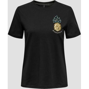 ONLY Kurzarmshirt ONLKITA LIFE REG S/S PINEAPPLE TOP JRS