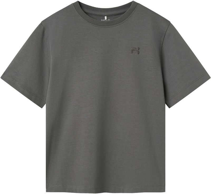 T-shirt - Geborduurd - Ronde Hals - Korte Mouwen - Regular Fit