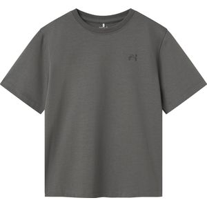 Regular Fit - T-shirt - Groen - Jersey - Korte Mouwen - Geborduurd