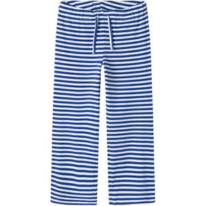 Jersey - Broek - Blauw - Katoen - Verstelbare Taille