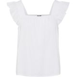 Blouse - Effen - Viscose - Mouwloos - Normale Pasvorm