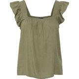 PIECES - PCPIA - Blouse - Olijfgroen - Mouwloos - Viscose