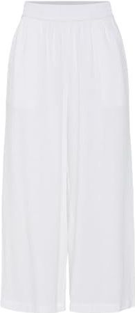 Culottebroek - Hoge Taille - Wijde Pijpen - 70% Viscose, 30% Linnen