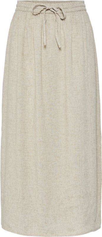 Rok - A-lijn - Multicolor - 70% Viscose 30% Linnen