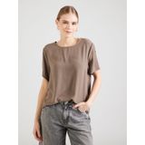 PIECES - PCANNA - Blouse - Bruin - Losse Pasvorm - Kwartmouw