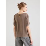 PIECES - PCANNA - Blouse - Bruin - Losse Pasvorm - Kwartmouw