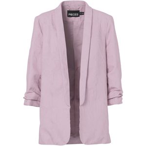 Blazer - Gespreide Kraag - Regular Fit - 70% Viscose, 30% Linnen