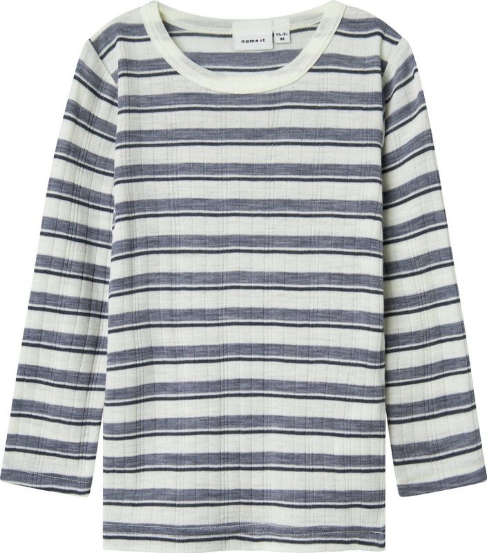 Needle Drop - T-shirt - Wit - 100% Merinowol