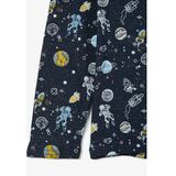 Jersey - Pyjama's - Korte Mouwen - Elastische Taille - Herhalingsprint