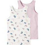 Tanktop - Herhalingsprint - 2-Pack - Jersey - Zacht