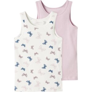 Tanktop - Herhalingsprint - 2-Pack - Jersey - Zacht