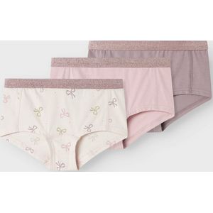 Jersey - Hipster - Zwart - 3-Pack - Elastische Taille