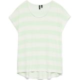 Vero Moda - Tops & T-shirts - Appelblauwzeegroen - O-hals - Korte Mouwen