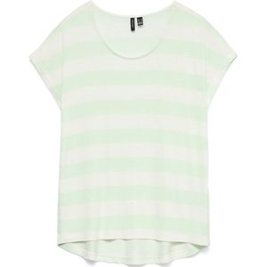 Vero Moda - Tops & T-shirts - Appelblauwzeegroen - O-hals - Korte Mouwen