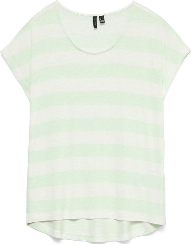 Vero Moda - Tops & T-shirts - Appelblauwzeegroen - O-hals - Korte Mouwen