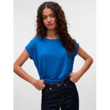 Vero Moda Rundhalsshirt VMAVA PLAIN SS TOP GAJRS NOOS