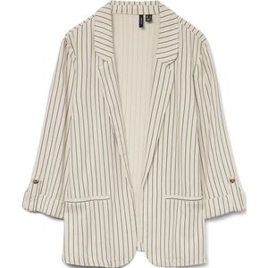 Vero Moda Kurzblazer VMJESMILO 3/4 LOOSE BLAZER WVN GA NOOS mit Leinen