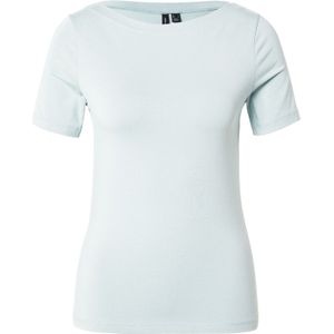 Vero Moda T-Shirt Basic Stretch mit U-Boot-Ausschnitt VMPANDA VMPANDA MODAL S/S TOP NOOS
