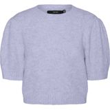 Vmnovah - Gebreide Pullover - O-hals - Korte Mouwen - Regular Fit