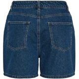 Pieces - PCABBI MW SHORTS NOOS - Jeansshort - Medium Blue Denim - 87% Katoen