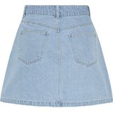 Pieces - Denim Rok - Light Blue - 87% Katoen