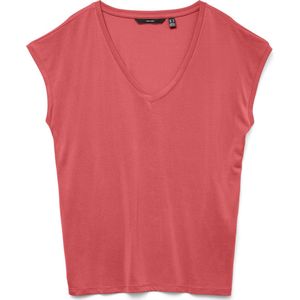 Vero Moda T-shirt Vmfilli Ss V-neck Tee Ga Noos 10247666 Dubarry Dames
