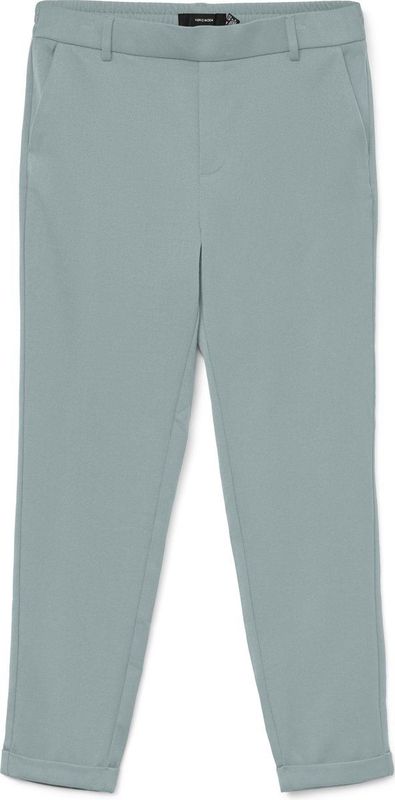 Vero Moda Vmmaya Mw Loose Solid Pant - Gray Mist - Middelhoge Taille