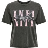 Onllucy Life S/S Tigers Top Box JRS Top Box, zwart, S, zwart., S