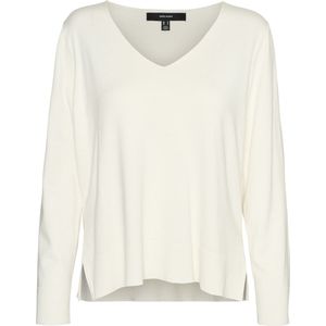 Vmsilje - Gebreide Pullover - Zwart - V-Hals - Lange Mouwen - Loose Fit