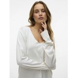 Vmsilje - Gebreide Pullover - Zwart - V-Hals - Lange Mouwen - Loose Fit