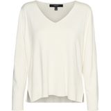 Vmsilje - Gebreide Pullover - Zwart - V-Hals - Lange Mouwen - Loose Fit