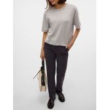 VERO MODA - Vmsilje - Oversized Trui - Lichtgrijs - Materiaal: Ga Noos